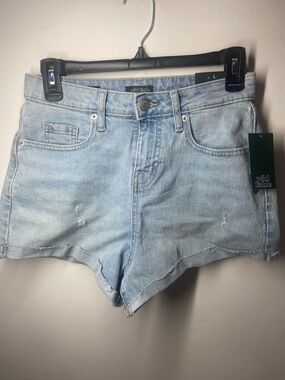 wild fable light wash denim cutoff shorts